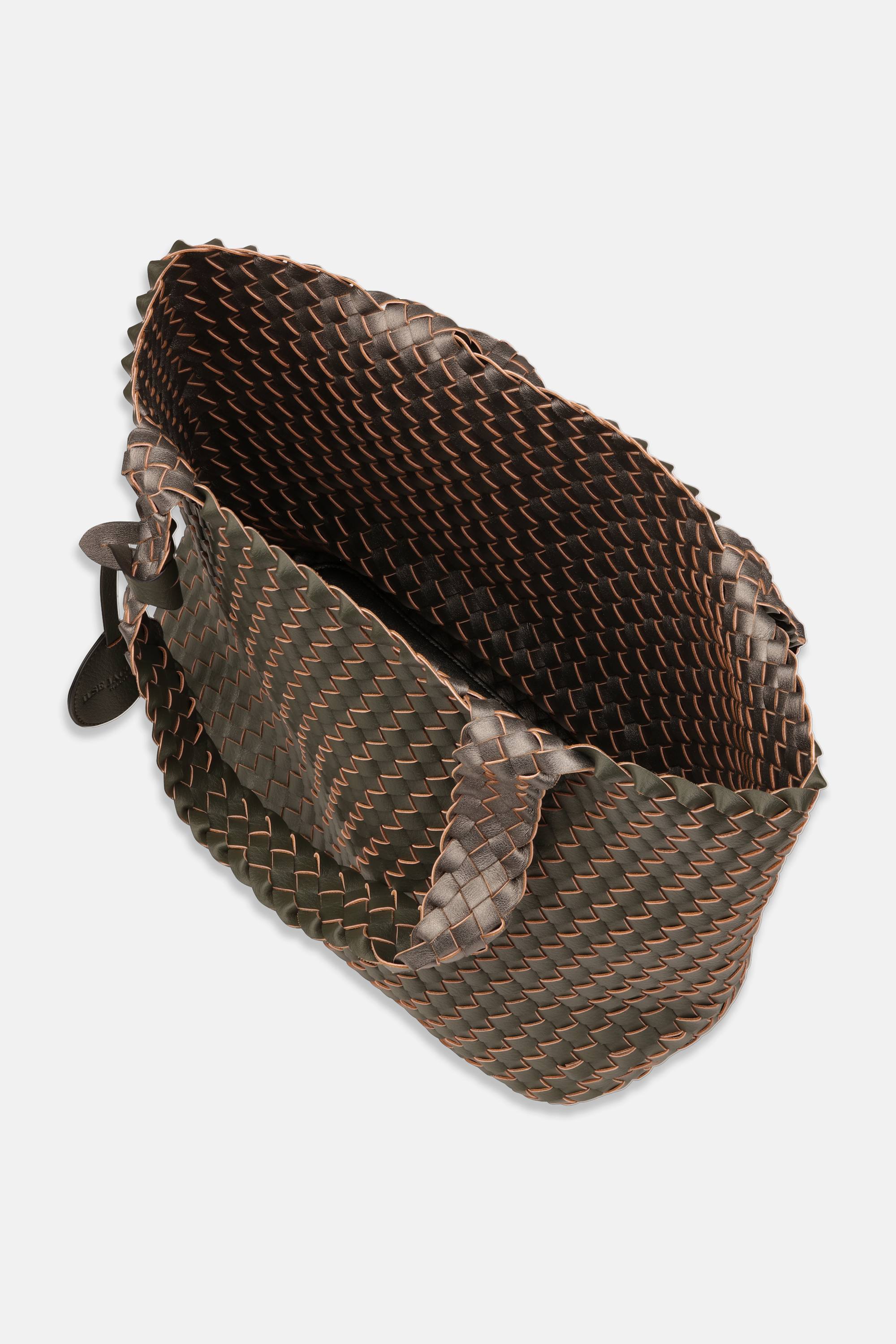 Tote Bag Braided - Army Gun Metal